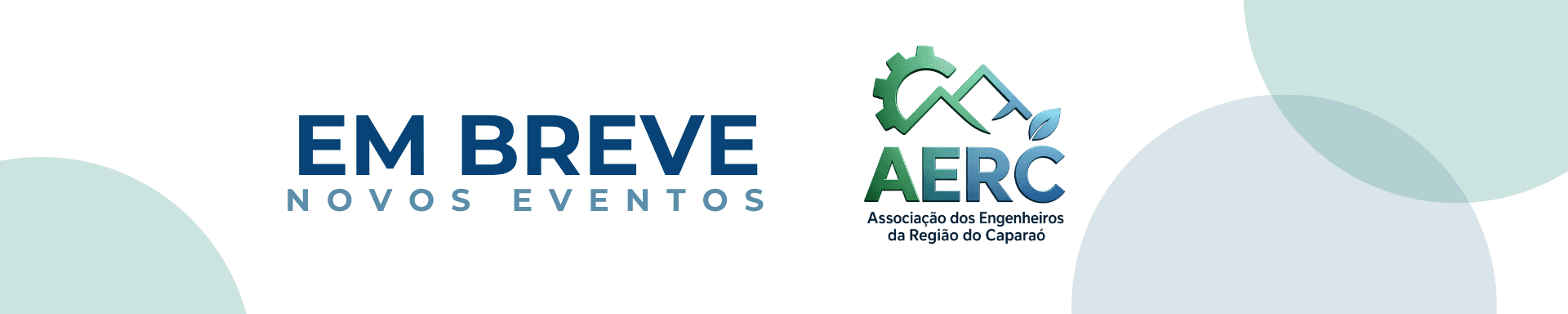Em breve: novos eventos